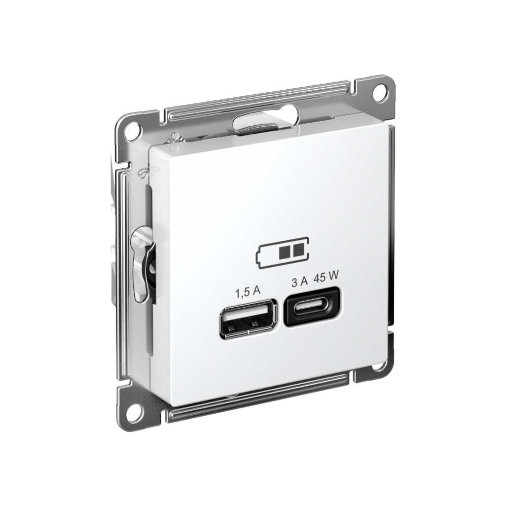 Розетка Systeme Electric USB ATLASDESIGN ATN000129