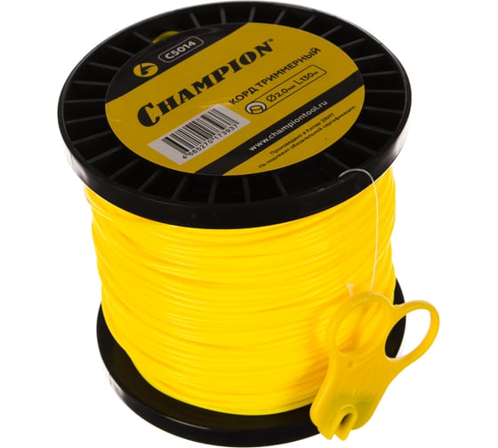 Изображение товара Корд триммерный Round (2.0 мм; 130 м; круглый) CHAMPION C5014