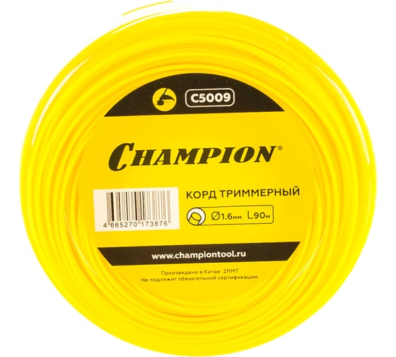 Изображение товара Корд триммерный Round (1.6 мм; 90 м; круглый) CHAMPION C5009