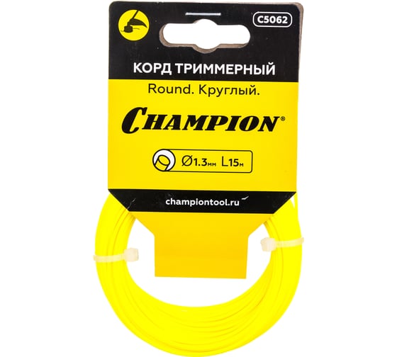 Изображение товара Корд триммерный Round (1.3 мм; 15 м; круглый) CHAMPION C5062