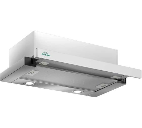 Изображение товара Кухонная вытяжка ELIKOR Интегра GLASS 60Н-400-В2Д_нерж/стекло белое 940981