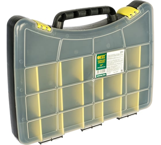 Изображение товара Ящик пластиковый для крепежа (300х225х45 мм) FIT 65651