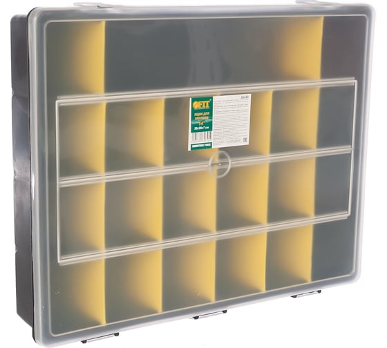 Изображение товара Ящик-органайзер для крепежа 14" (360х280х70 мм) FIT 65655