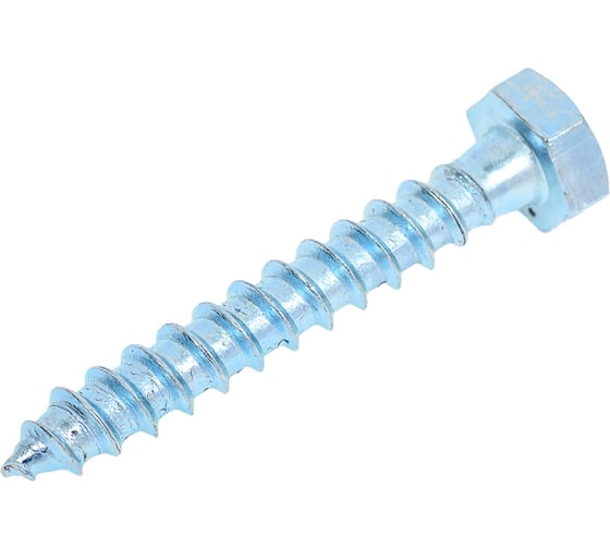 Изображение товара Шестигранный шуруп STARFIX 6x40 мм цинк, DIN 571, 100 шт. SMC1-59711-100