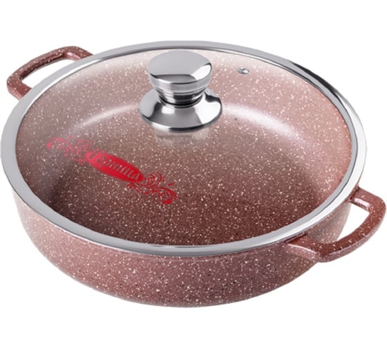 Изображение товара Жаровня Горница Шоколад 280/70 мм, 3.5 л, литая ручка, с крышкой СП2768