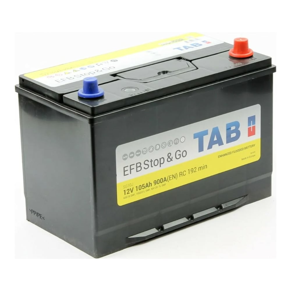 Аккумуляторная батарея TAB EFB Stop&Go 6СТ-105.0 60518 212005