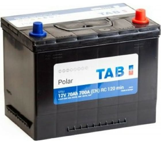Изображение товара Аккумуляторная батарея TAB Polar 6СТ-70.0 57029 яп. ст./бортик 246870