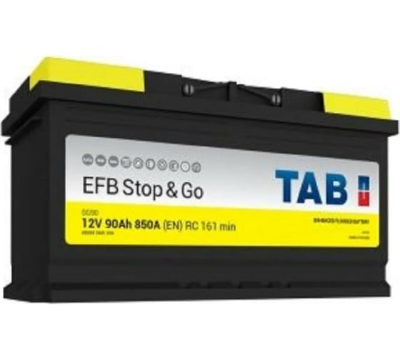 Изображение товара Аккумуляторная батарея TAB EFB Stop&Go 6СТ-90.0 212090