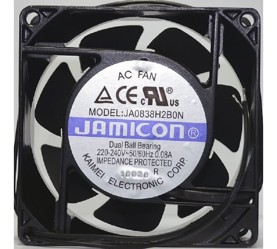 Изображение товара Вентилятор JAMICON JA0838H2B0N-L 80х80х38 230В С00036535