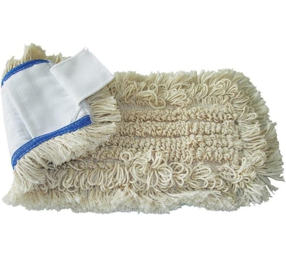 Изображение товара Насадка МОП ООО Комус ЭкоКоллекция плоская, хлопок, 40x11 см, бежевая 144351