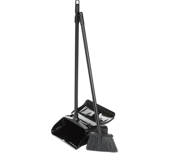 Изображение товара Комплект для уборки ООО Комус ЭкоКоллекция щетка для пола и совок-ловушка 155431