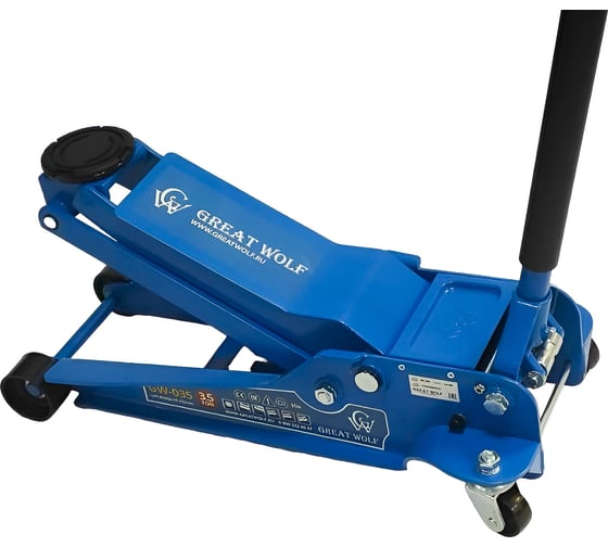 Изображение товара Низкопрофильный гидравлический подкатной домкрат Great Wolf 3,5 т, 95-552 мм GW-035