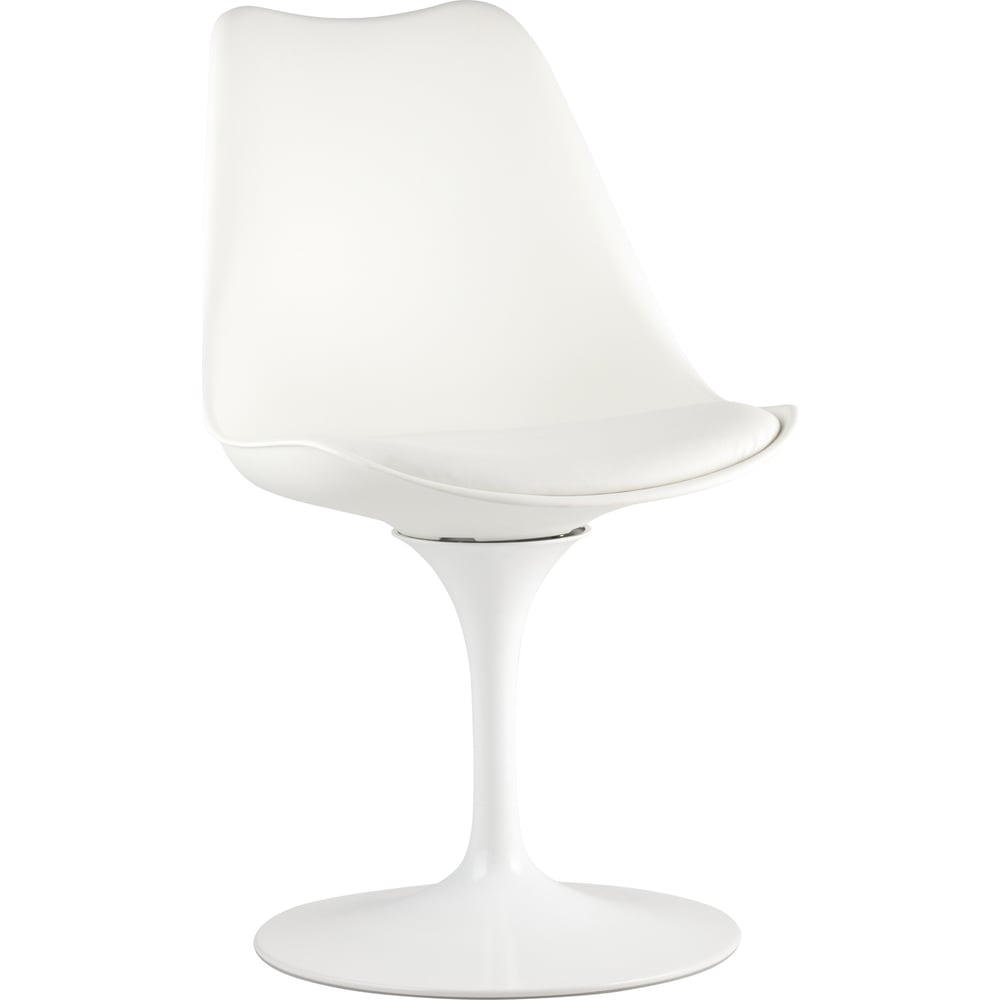 Изображение товара Стул Груп Tulip белый офисный кресло с металлическим каркасом