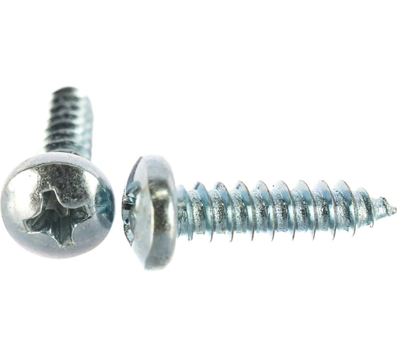 Изображение товара Универсальный шуруп STARFIX 3,9x16 мм белый цинк, острый, DIN 7981, 1000 шт. SMC1-34276-1000