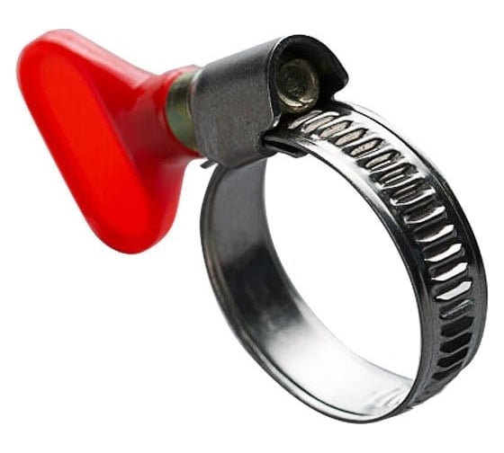 Изображение товара Червячный хомут STARFIX 16-25 мм, нержавеющая сталь W2, бабочка SMP-48112-1