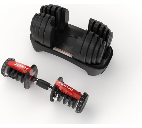 Изображение товара Гантель со ступенчатой регулировкой UNIXFIT 24 кг DBREGU24