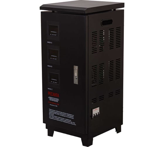 Изображение товара Трехфазный стабилизатор напряжения Ресанта АСН 6000/3 63/4/3