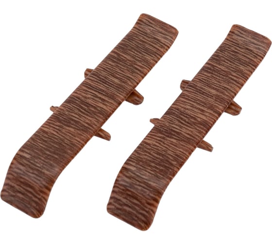 Изображение товара Соединитель для плинтуса DECONIKA (70 мм, 291 Орех, 2 шт.)  Д-П70-С-Ф2 291 ОРХ