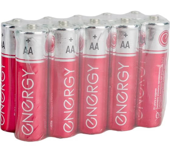 Изображение товара Солевая батарейка ENERGY R6/10S (AА) 104972