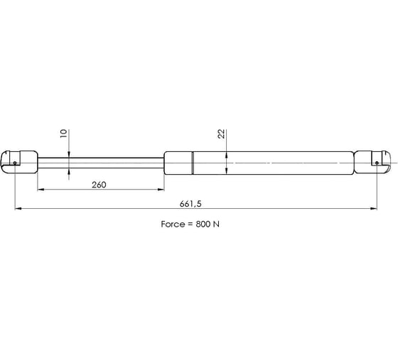 Изображение товара Амортизатор крышки багажника для автомобиля Opel Insignia универсал TRIALLI GS 2116
