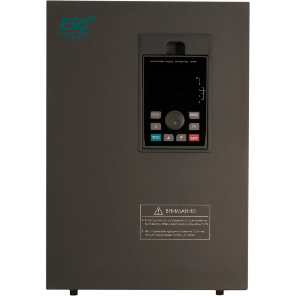 Изображение товара Частотный преобразователь ESQ 760-4T0110G/0150P 11 кВт IP54 с RS-485