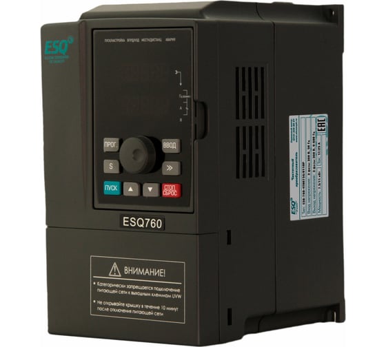 Изображение товара Частотный преобразователь ESQ 760-4T0075G/0110P 08.04.000478