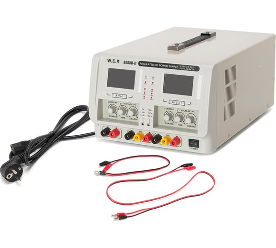 Изображение товара Лабораторный источник питания W.E.P 3005D-II М7746352