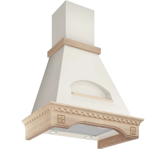 Изображение товара Кухонная вытяжка ELIKOR Бельведер Флореале 60П-650-П3Д_бежевый/дуб неокр 943805