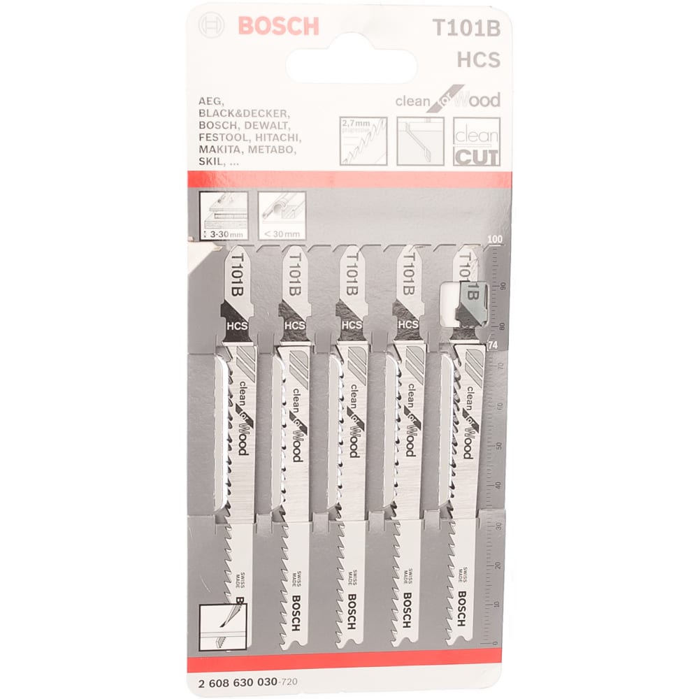 Пилки для лобзиков Bosch - 2.608.630.030