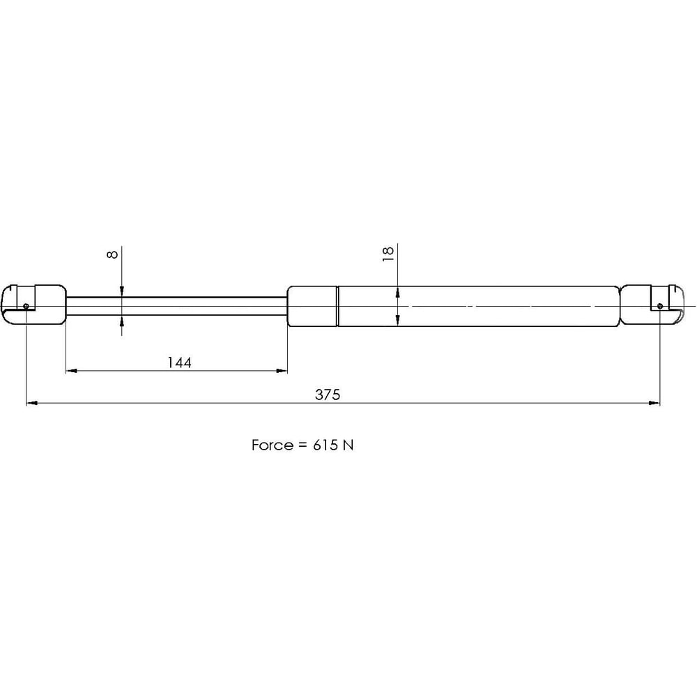 Изображение товара Амортизатор крышки багажника для Peugeot 407 универсал TRIALLI GS 2031