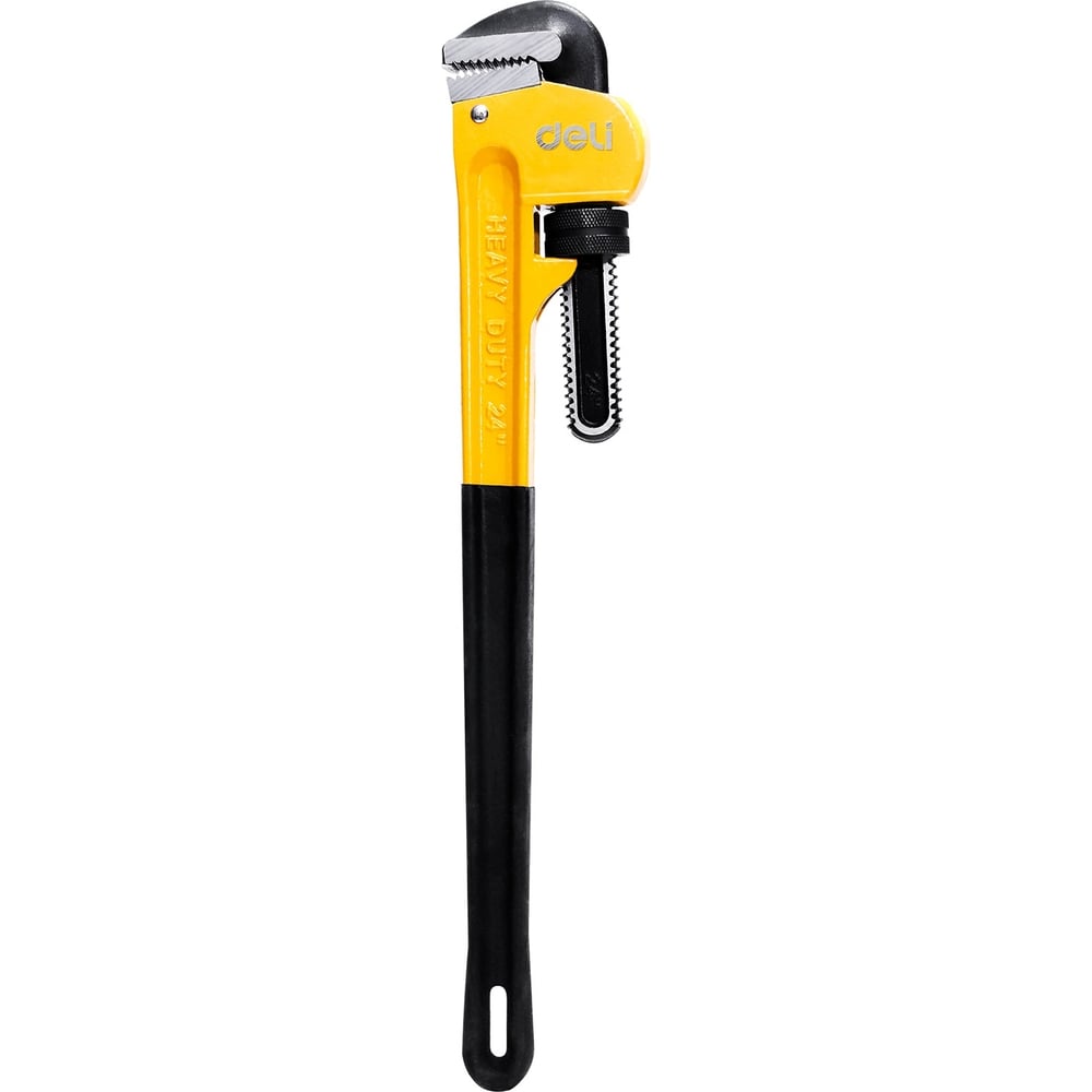 Изображение товара Трубный ключ DELI DL2524 600мм максимальное открытие 73мм, CrMo + углеродистая сталь 98304