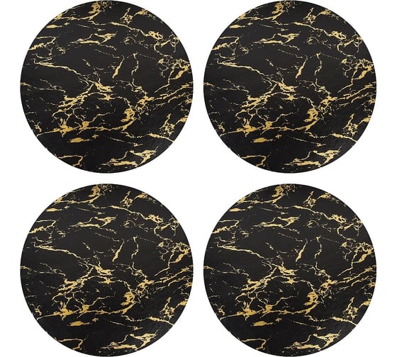 Изображение товара Набор сервировочных салфеток Nouvelle Белый мрамор плейсматов 4 шт, 38 см 9903318-2-Н4