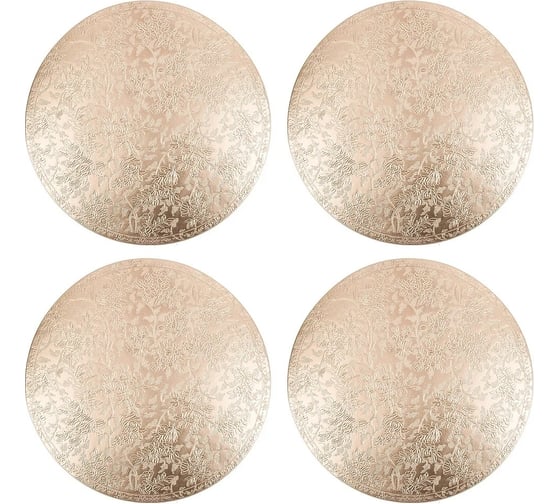 Изображение товара Набор сервировочных салфеток Nouvelle Розовое золото плейсматов 4 шт, 38 см 9903311-1-Н4