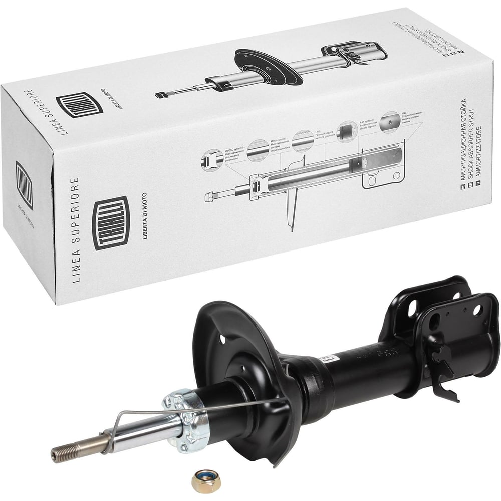 Изображение товара Амортизатор передний левый для Лада Калина II и других моделей газомасляный двухтрубный