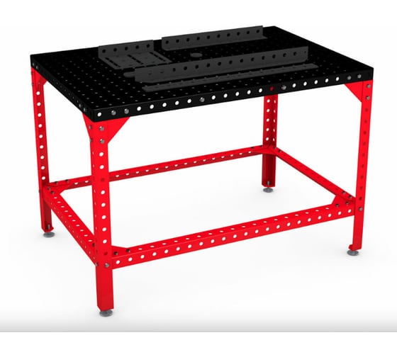 Изображение товара Сварочный стол FLAMES с оснасткой, 1200x800, столешница химическое оксидирование с промасливанием 1527.105