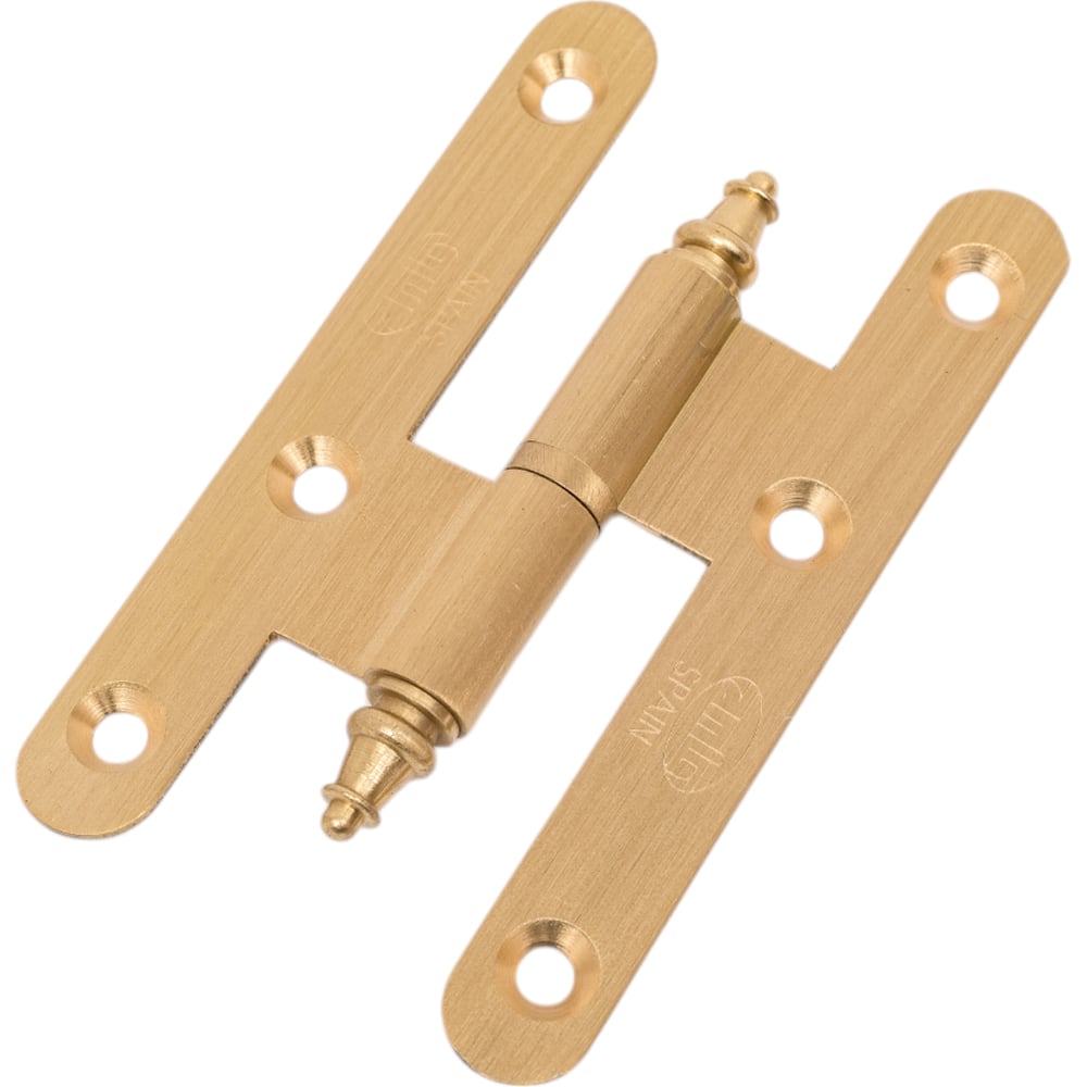 Изображение товара Петля Amig латунная матовая IZ-Правая 407-100х58 надежное крепление стекол и дверей