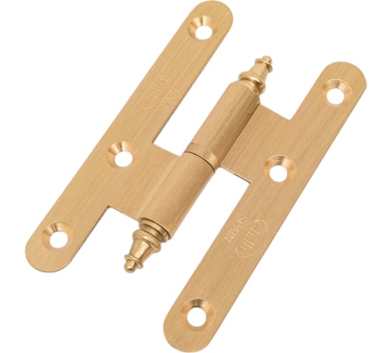 Изображение товара Петля Amig матовая, латунная, IZ-Правая 407-100х58