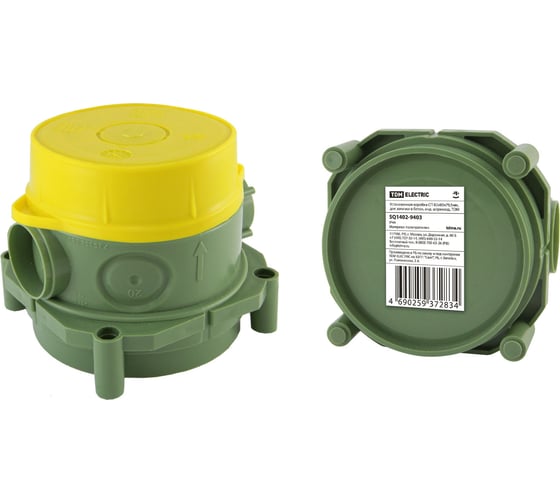 Изображение товара Установочная коробка TDM ELECTRIC СП 82x80x79,5 мм, для заливки в бетон, инд. штрихкод SQ1402-9403