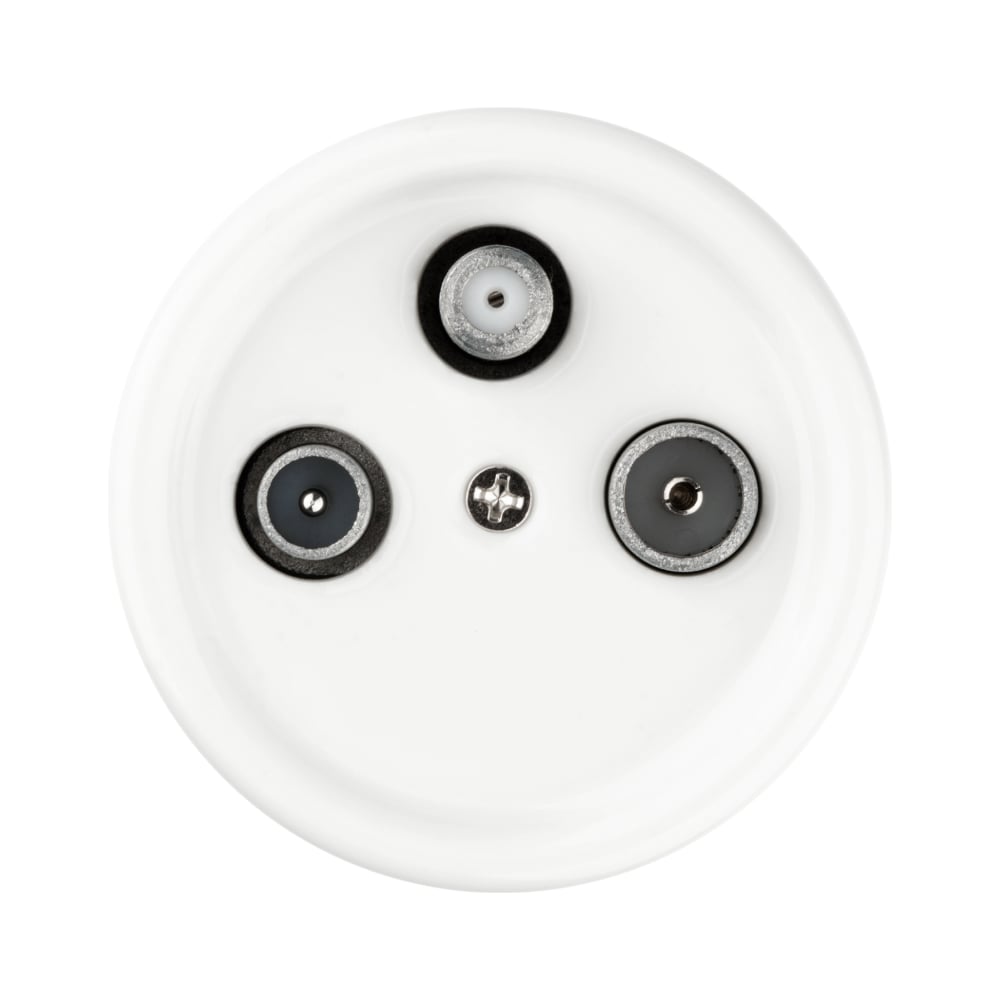 Изображение товара Розетка TDM ELECTRIC TV+R+ SAT оконечная белая Болонь SQ1820-0057