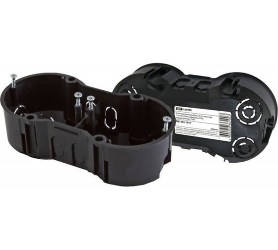 Изображение товара Коробка распределительная TDM ELECTRIC 2-х местная, 141х70х45мм, саморезы, IP20 SQ1402-1917