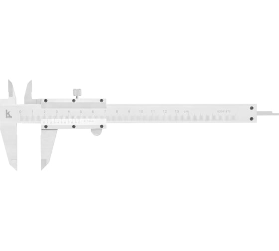 Изображение товара Штангенциркуль КАЛИБРОН ШЦ-1-125 0,1 кл. А (ГРСИ №77302-20) 1064558