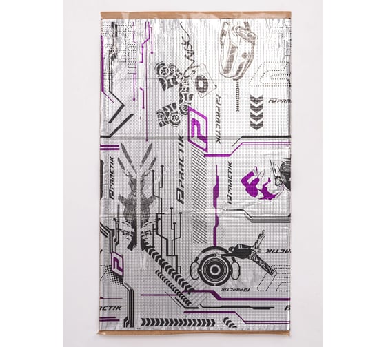 Изображение товара Вибродемпфирующий материал Шумофф Practik 4,0 7 листов в пачке БП-00000209