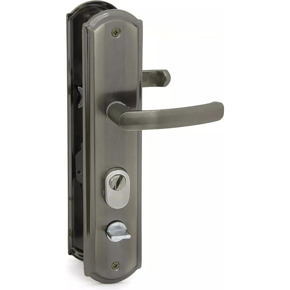 Изображение товара Универсальная ручка монтажа Palladium 40 для входных дверей серебряно-черная