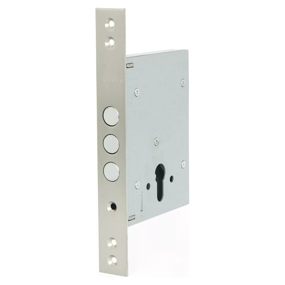 Изображение товара Врезной замок Palladium 0257 никель для металлических дверей надежный уровень безопасности