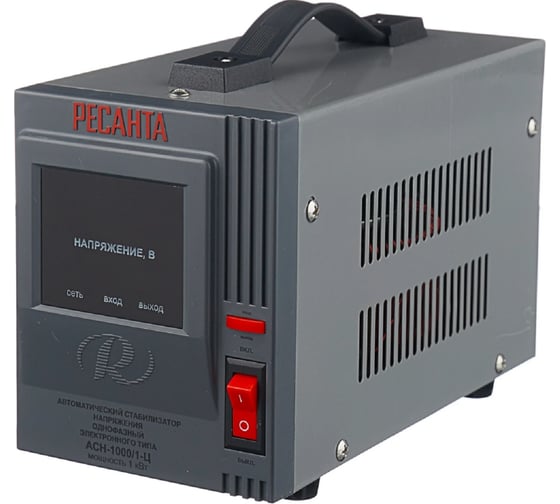 Изображение товара Стабилизатор напряжения Ресанта АСН 1000/1-Ц 63/6/2