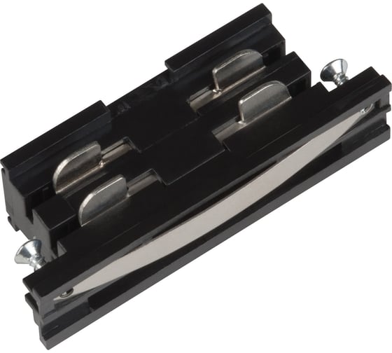 Изображение товара Соединитель для шинопроводов Uniel UBX-A11 прямой, внутренний, трехфазный BLACK 1 POLYBAG 09742