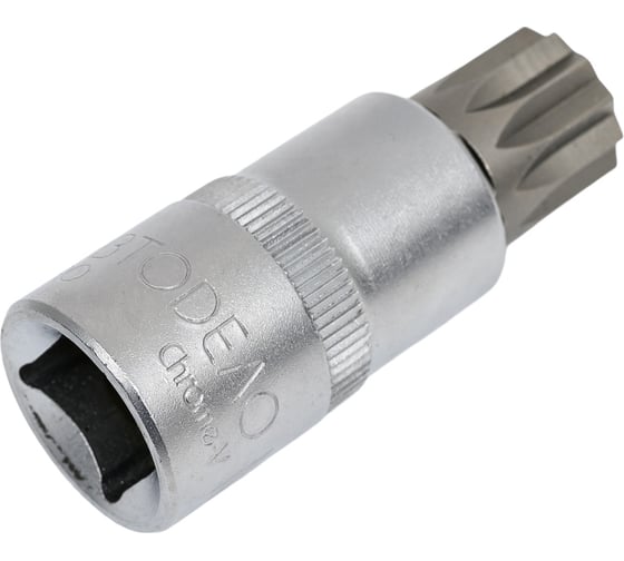 Изображение товара Головка PRO со вставкой SPLINE M16 с отверстием, 1/2"DR, 60 мм АвтоDело 39057 16188