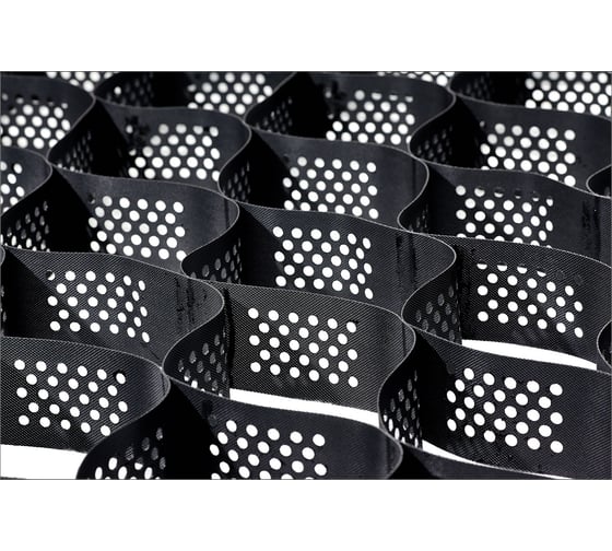 Изображение товара Объемная георешетка Aprogrid 100 мм, 210x210 мм, 1.35 П Модуль 18.5 м2 100210135