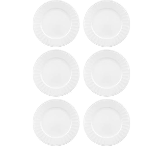 Изображение товара Набор тарелок Nouvelle Пастила 6 шт, 27 см 2740005-Н6