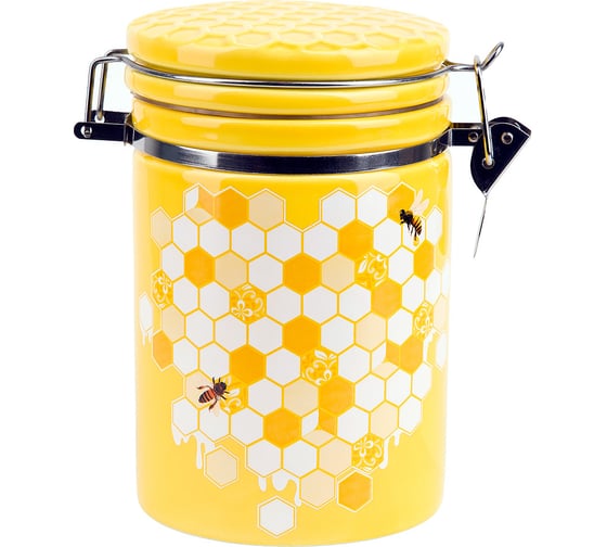 Изображение товара Банка для сыпучих продуктов Dolomite Honey с клипсой 800 мл L2520966